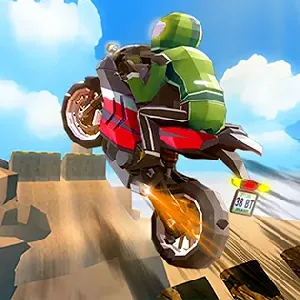 Cartoon Moto Stunt