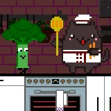 Cat Chef and Broccoli