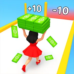 Thumbnail for Collect All the Money and Get Rich: Runner game