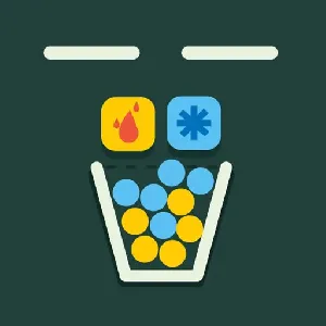 Thumbnail for Filled Glass 5 Fire & Ice game