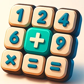 Thumbnail for Math Crossword Puzzle - Genius Edition game