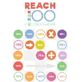 Reach 100 Colors Game